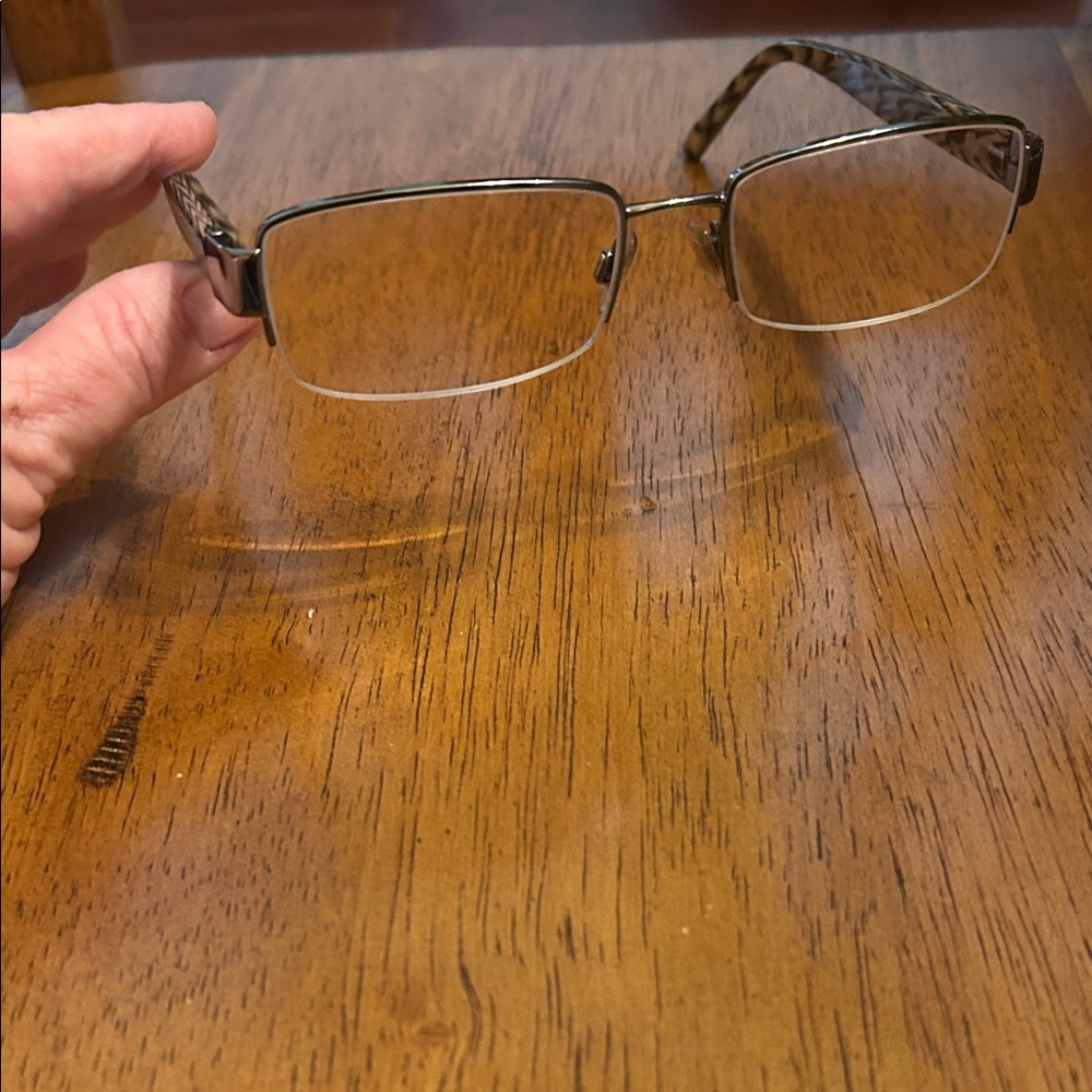 Dolce & Gabbana women’s  Black and Cream Pattern Glasses